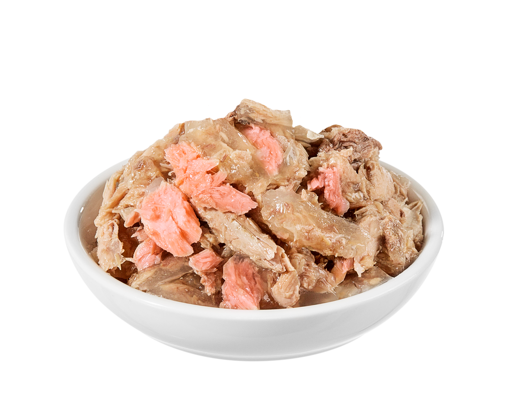 PrimaCat Fillets tuna & salmon in jelly cat food, serving picture